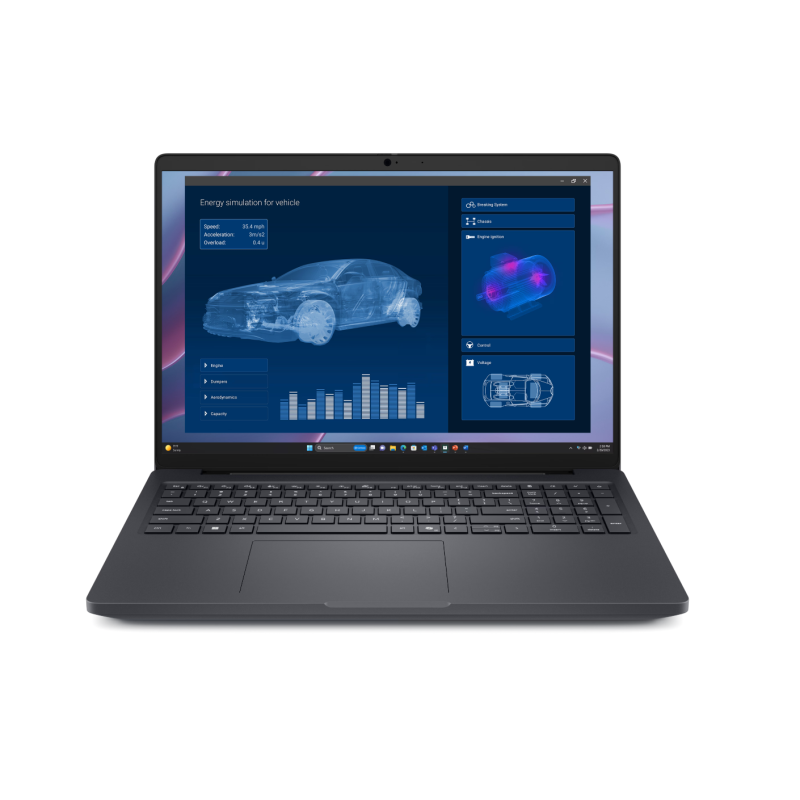 Dell Pro Max 16 FHD+ AMD Ryzen AI 9 HX PRO 370/64GB/1TB/NVIDIA RTX PRO 1000 Blackwell 8GB/Win11 Pro/ENG Backlit kbd/3Y Basic OnS