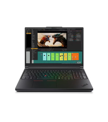 Lenovo ThinkPad P16 G3 | Black | 16 " | IPS | WUXGA | 1920 x 1200 pixels | Anti-glare | Intel Core Ultra 7 | 255HX | 64 (2x32) G