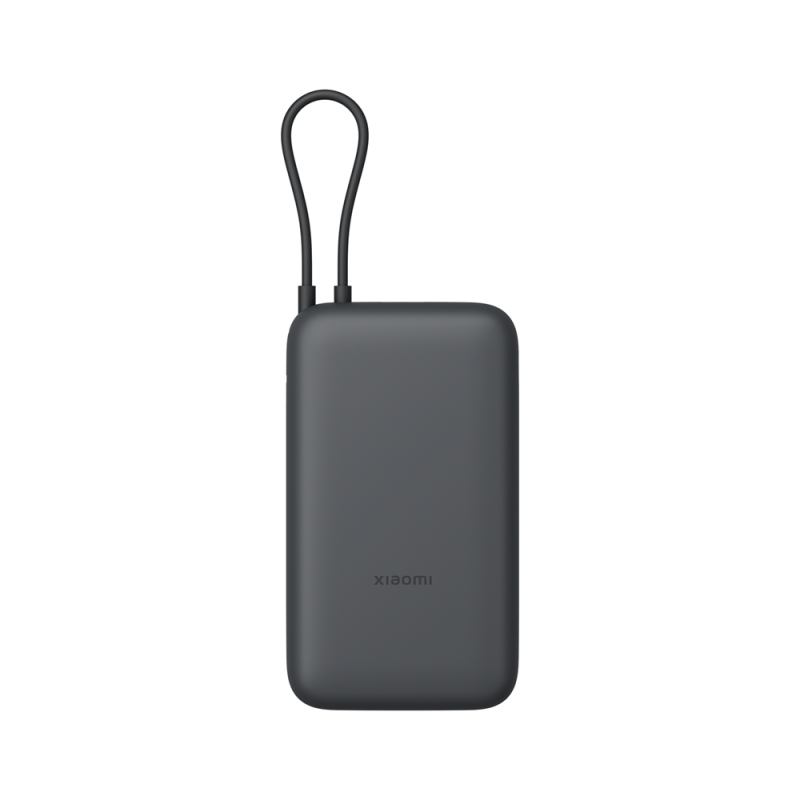 Xiaomi Power Bank 20000mAh (Integrated Cable), Dark Gray | Xiaomi