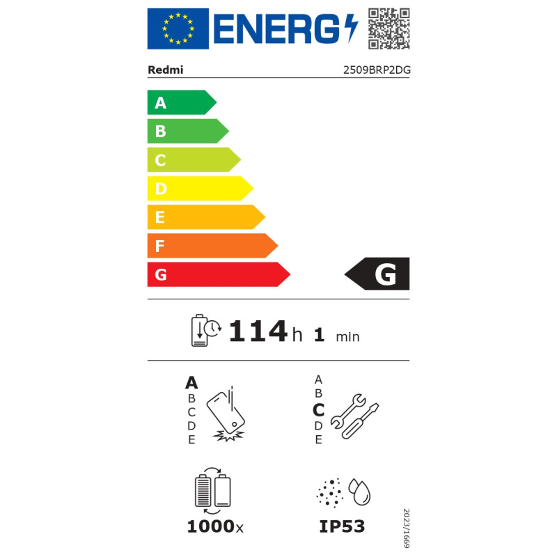Xiaomi | Redmi Pad 2 Pro 5G | 12.1 " | Graphite Gray | LCD | 2560 x 1600 pixels | Snapdragon 7S Gen 4 | 6 GB | 128 GB | 5G | Wi-