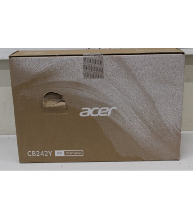 SALE OUT. Acer Vero CB242YGbipr 60cm 23.8'' FHD ZeroFrame 120Hz IPS 16:9 1ms(VRB) 250nits VGA HDMI DP AdaptiveSync EU Black DP, 