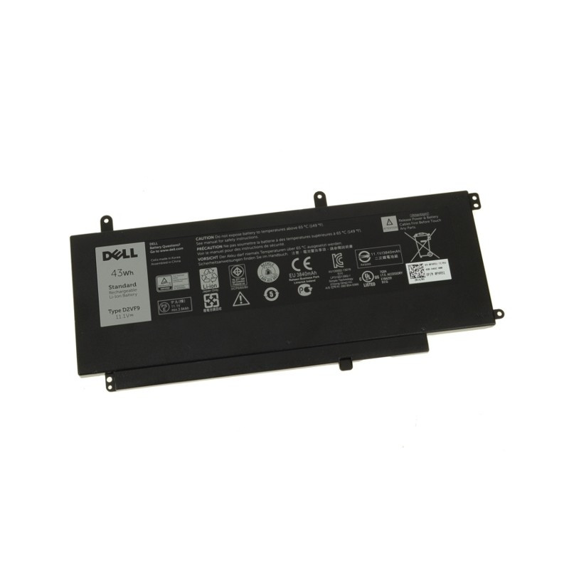 Dell D2VF9 4P8PH 43Wh genuine battery