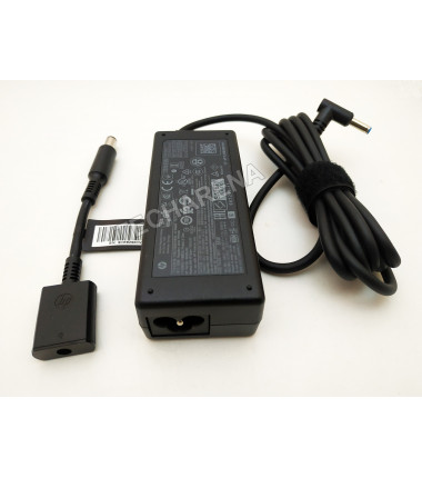 HP genuine charger 19.5V 3.33A 4.5x3.0 65W + adapter to 7.4x5.0