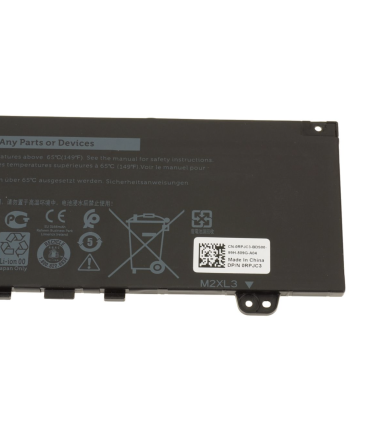 Dell F62G0 baterijos etiketė 38Wh 11.4V
