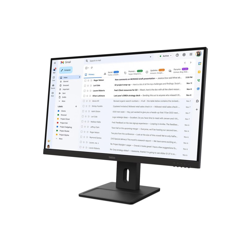 Lenovo | ThinkVision E27-40 | 27 " | IPS | 16:9 | 100 Hz | 4 ms | 1920 x 1080 pixels | 300 cd/m² | HDMI ports quantity 1 | Warra