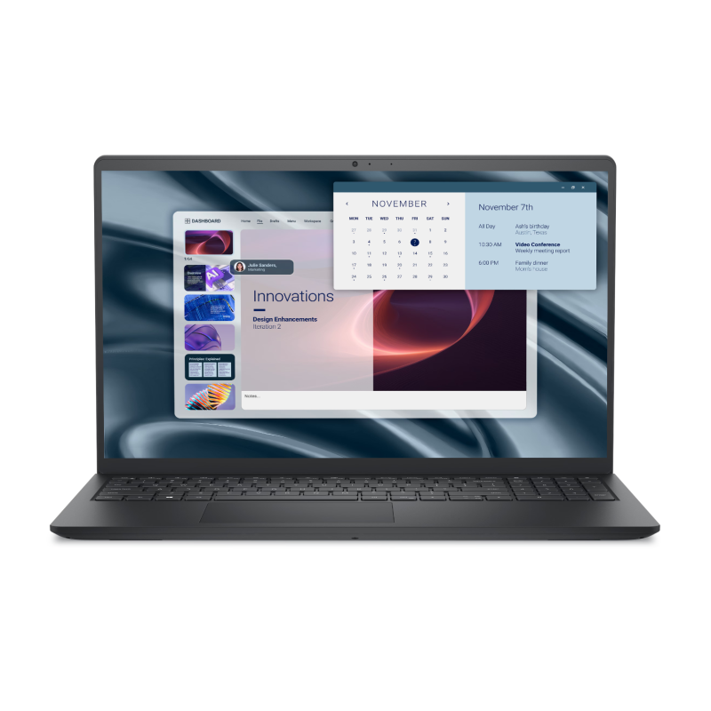 Dell Pro 15 Essential PV15255 | Carbon Black | 15.6 " | FHD | 1920 x 1080 pixels | AMD Ryzen 3 | 7320U | 8 GB | LPDDR5 | Solid-s