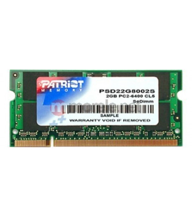 Patriot SODIMM DDR2 2GB Signature 800MHz CL6 RAM