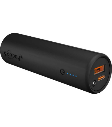 Goobay Bike Powerbank 5.0 with Reinforced Holder for Bicycle Handlebars | 60656 | 5000 mAh | Black