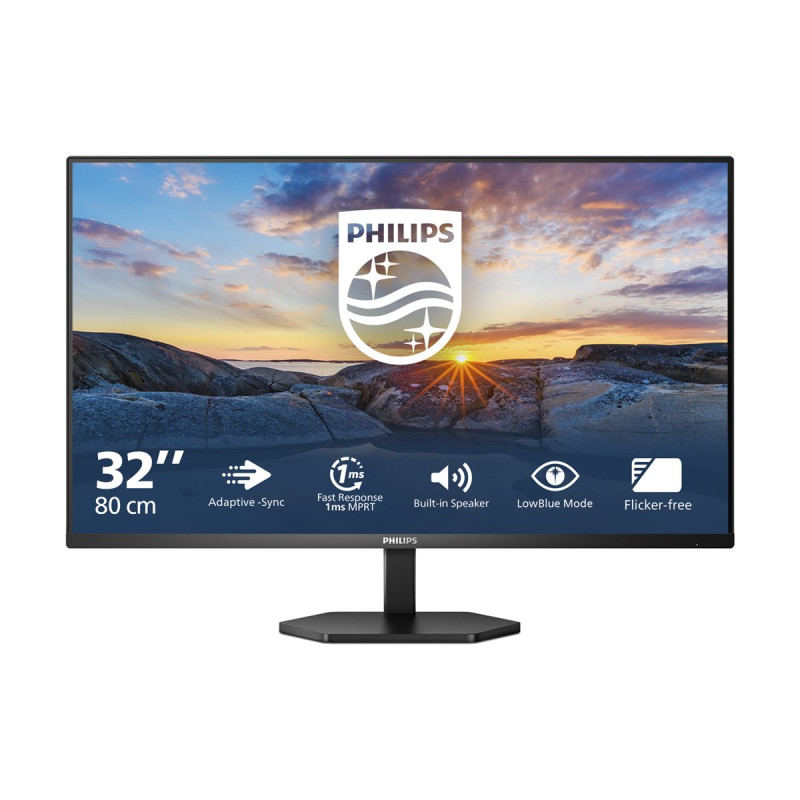 Philips | 32E1N3100LA/00 | 32 " | VA | 16:9 | 75 Hz | 4 ms | 1920 x 1080 pixels | 300 cd/m² | HDMI ports quantity 1 | Black