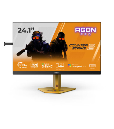 AOC CS24A | 24 " | TN | FHD | 16:9 | 610 Hz | 0.5 ms | 1920 x 1080 pixels | 500 cd/m² | HDMI ports quantity 2 | Black/Orange