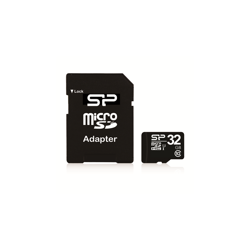 Silicon Power | 32 GB | MicroSDHC | Flash memory class 10 | SD adapter