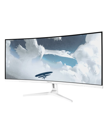 Arozzi Nova 34" VA, 165Hz, Computer Monitor- White | Arozzi