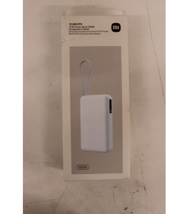 SALE OUT. Xiaomi 67W Power Bank 10000 (Integrated Cable) | 10000 mAh | Ice Blue | DAMAGED PACKAGING