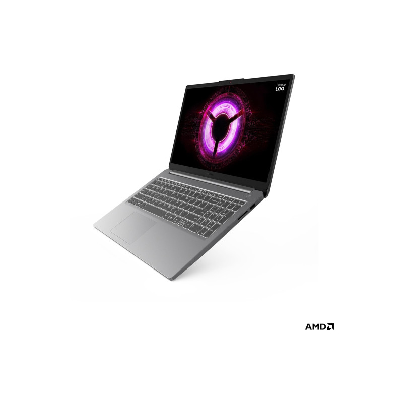 Lenovo LOQ 15ARP10E 15.6 FHD AMD R7 7735HS/16GB/512GB/NVIDIA GF RTX 4050 6GB/WIN11 Home/ENG Backlit kbd/Luna Grey/2Y Warranty | 