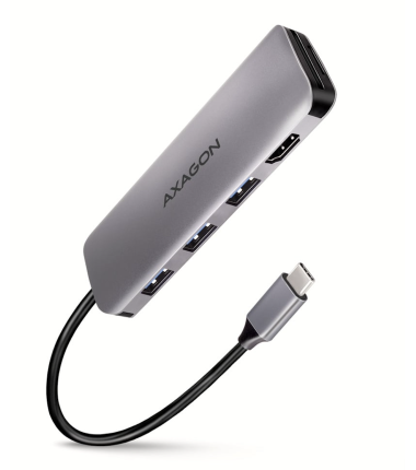 AXAGON HMC-HCR3A USB-C COMBO 5in1 hub