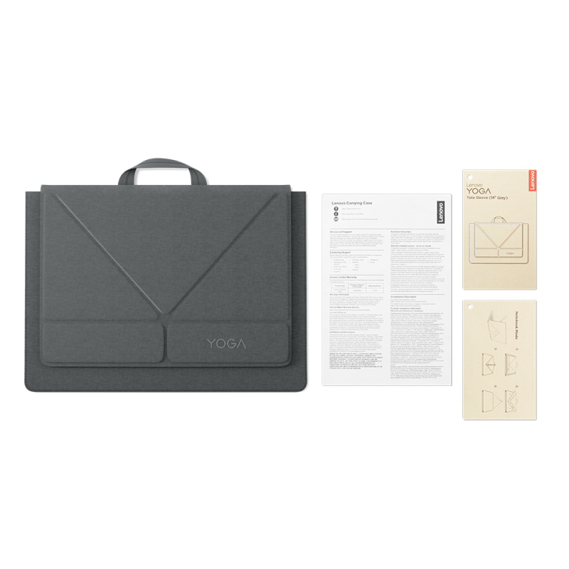 Lenovo Accessories Yoga Tote Sleeve (14" Grey) | Lenovo