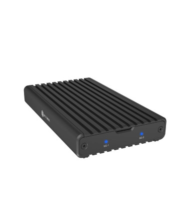 Raidsonic IB-2817M-C32 | Enclosure for 2x NVMe SSD with USB 3.2 Gen 2x2 Type-C connection