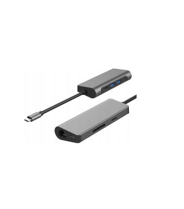 Gigabyte USB-C 7in1 Docking Station | microSD, RJ-45 (Ethernet), USB 3.0 A, USB-C, SD, HDMI, 3.5 mm | Ethernet LAN (RJ-45) ports