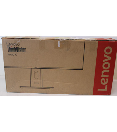 Lenovo SALE OUT. ThinkVision | P34WD-40 | 34 " | IPS | 21:9 | 120 Hz | 4 ms | 3440x1440 pixels | 350 cd/m² | HDMI ports quantity