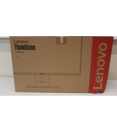 Lenovo SALE OUT. | ThinkVision | T27QD-40 | 27 " | IPS | 16:9 | 120 Hz | 4 ms | 2560 x 1440 pixels | 350 cd/m² | HDMI ports quan