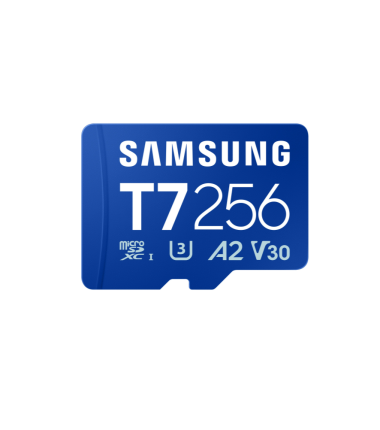 Samsung MicroSD card | T7 | 256 GB | microSDXC | Flash memory class U3, V30, A2