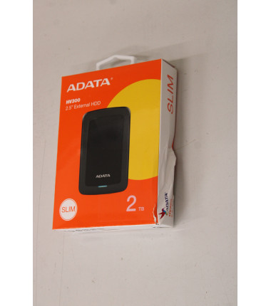 SALE OUT. ADATA HV300 | AHV300-2TU31-CBK | 2000 GB | 2.5 " | USB 3.1 | Black | backward compatible with USB 2.0, 1. HDDtoGo free