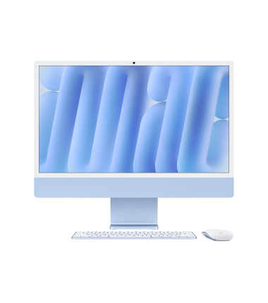 Apple iMac 24” 4.5K Retina, Apple M4 10C CPU, 10C GPU/16GB/256GB SSD/Blue/INT | Apple