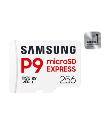 Samsung P9 Express | MicroSD Card | 256 GB | microSDXC | Flash memory class U3, V30, A1