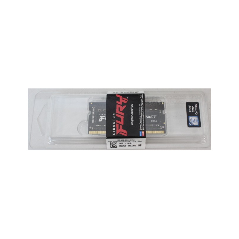 SALE OUT. Kingston Fury Impact | 16 GB | DDR4 | 3200 MHz | Notebook | Registered No | ECC No | UNPACKED
