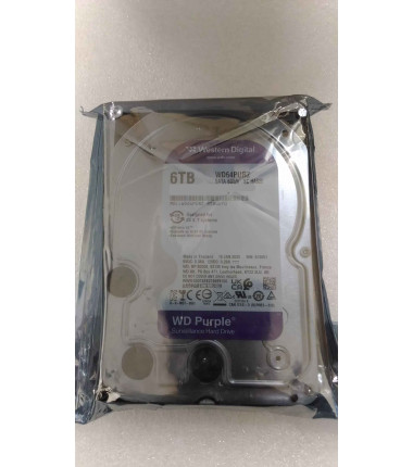 SALE OUT. Western Digital Purple WD64PURZ 6TB 3.5" 256MB SATAIII | Western Digital Hard Drive | Purple WD64PURZ | 5460 RPM | 600