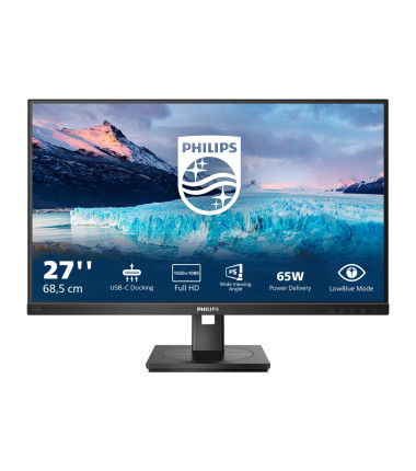 Philips | LCD Monitor | 273S1/00 | 27 " | IPS | FHD | 16:9 | 75 Hz | 4 ms | 1920 x 1080 | 300 cd/m² | HDMI ports quantity 1