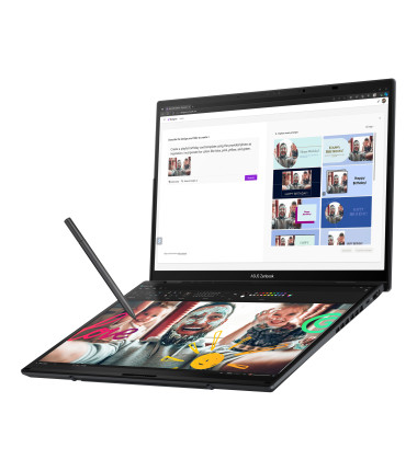 Asus | Zenbook Duo UX8406CA-QL287W | Inkwell Gray | 14 " | OLED | Touchscreen | FHD | 1920 x 1200 pixels | Intel Core Ultra 7 | 