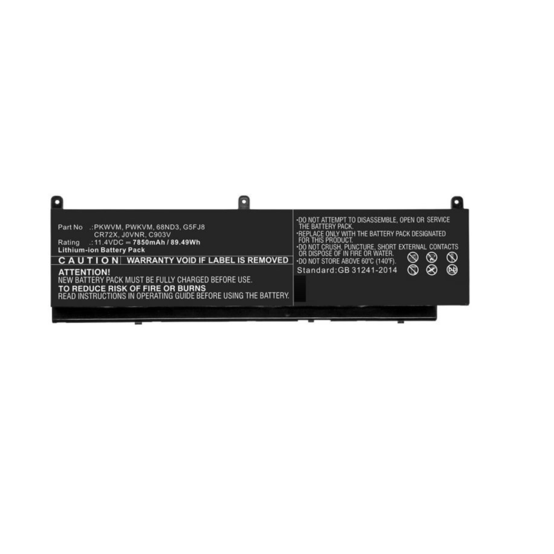 Dell battery PWKWVM Precision 7550 7750 7760 7560 89.49Wh CP