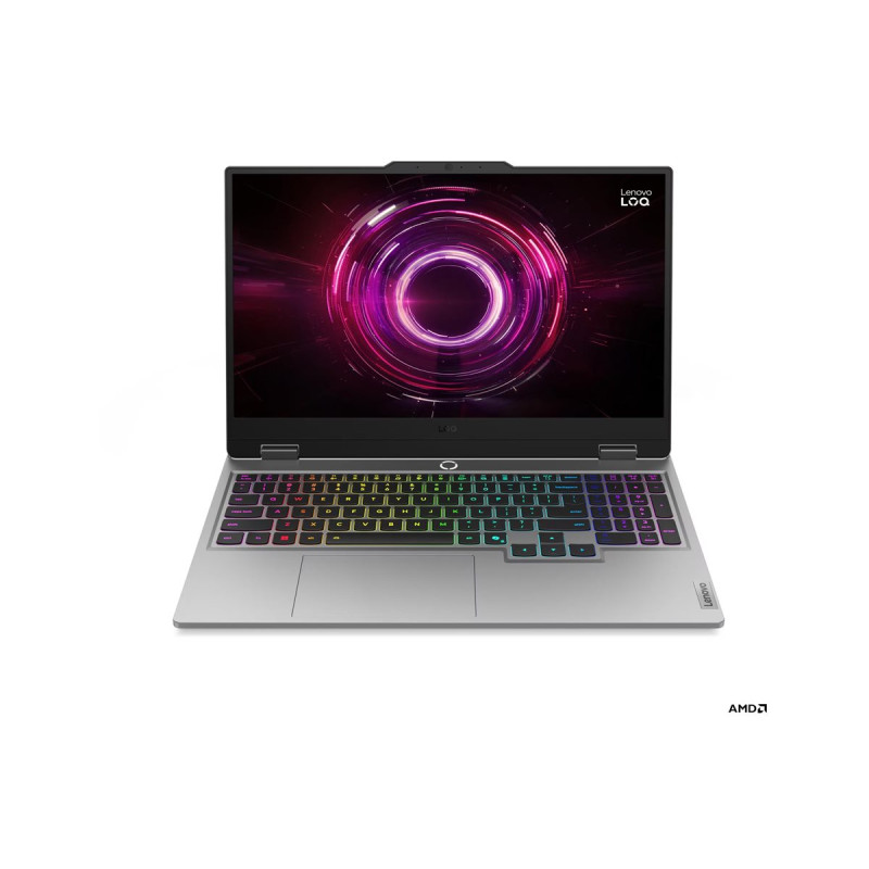 Lenovo LOQ 15AHP10 AMD | Luna Grey | 15.6 " | IPS | FHD | 1920 x 1080 pixels | Anti-glare | AMD Ryzen 7 | 250 | 16 GB | SODIMM D