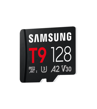 Samsung T9 | MicroSD Card | 128 GB | microSDXC | Flash memory class U3, V30, A2