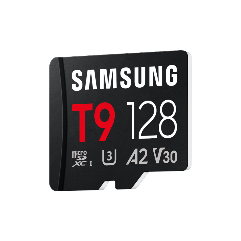 Samsung T9 | MicroSD Card | 128 GB | microSDXC | Flash memory class U3, V30, A2