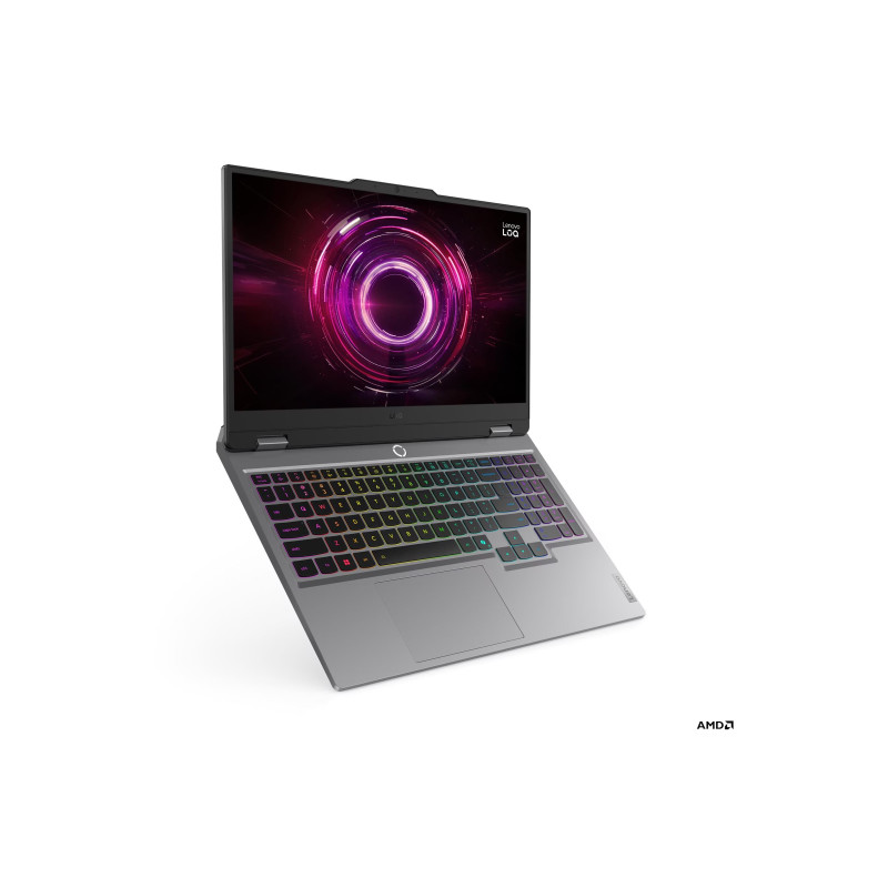 Lenovo LOQ 15AHP10 AMD | Luna Grey | 15.6 " | IPS | FHD | 1920 x 1080 pixels | Anti-glare | AMD Ryzen 7 | 250 | 16 GB | SODIMM D