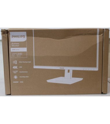 SALE OUT. PHILIPS Business Monitor  27B1N3800/00 IPS 27" 3840x2160/16:9/4ms/ HDMI DisplayPort USB Audio Out | Philips | 27B1N380
