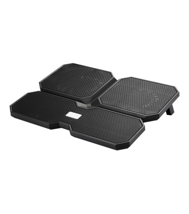 Deepcool | Multicore x6 | Notebook cooler up to 15.6" | Black | 380X295X24mm mm | 900g g