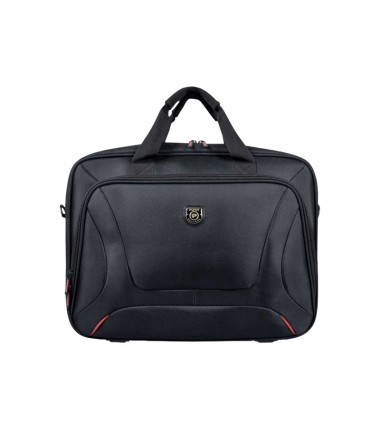 PORT DESIGNS | Courchevel | Fits up to size 15.6 " | Messenger - Briefcase | Shoulder strap | Black