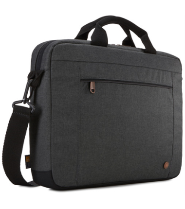 Case Logic | Era Attaché | Fits up to size 14 " | Messenger - Briefcase | Shoulder strap | Obsidian