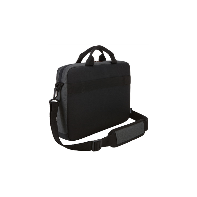 Case Logic | Era Attaché | Fits up to size 14 " | Messenger - Briefcase | Shoulder strap | Obsidian
