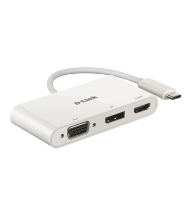 D-Link | 3-in-1 USB-C to HDMI/VGA/DisplayPort Adapter | DUB-V310 | USB hub | USB Type-C