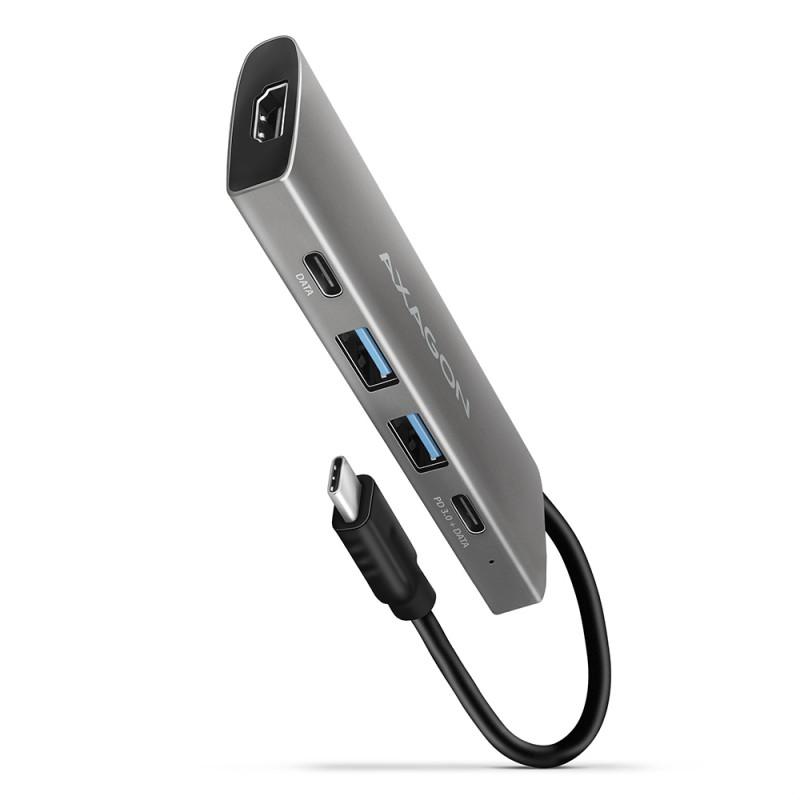 AXAGON | USB-C 10Gbps SPEEDSTER 5in1 hub (rev2.0) | HMC-5G2 | HDMI ports quantity 1