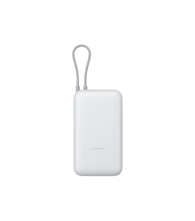 Xiaomi Power Bank 20000mAh (Integrated Cable) | 20000 mAh | Light Gray