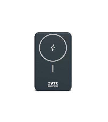 PORT CONNECT | USB-C external battery PD, Wireless Qi2 | 10000 mAh | Blue