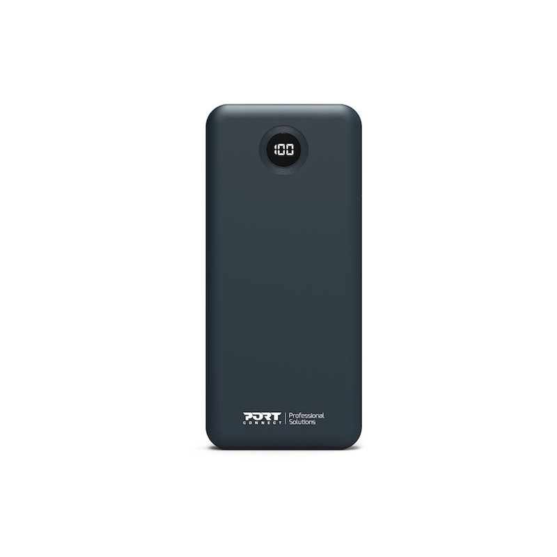 PORT CONNECT External battery 2 X USB-C PD | 10000 mAh | Blue