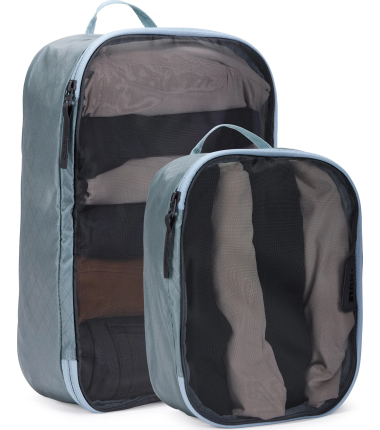 Thule | Packing Cube Set, 1x Medium, 1x Small | Packing Cube | Pond Gray