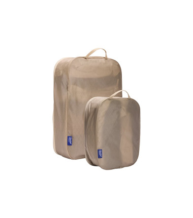 Thule | Packing Cube Set, 1x Medium, 1x Small | Packing Cube | Gentle Beige