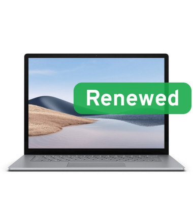 Microsoft Renewed Grade A | Surface Laptop 4 Platinum | 15 " | i7-1185G7 | 8 GB | SSD | 256 GB | Intel Iris Xe | Windows 11 Pro 